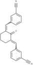 Benzonitrile, 3,3'-[(2-oxo-1,3-cyclohexanediylidene)dimethylidyne]bis-