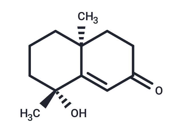 4-Hydroxy-11,12,13-trinor-5-eudesmen-7-one