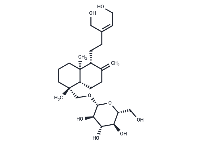 ent-Labda-8(17),13Z-diene-15,16,19-triol 19-O-glucoside