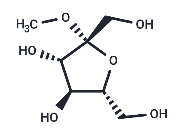 Methyl β-D-fructofuranoside