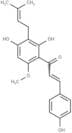 1-[2,4-Dihydroxy-6-methoxy-3-(3-methyl-2-buten-1-yl)phenyl]-3-(4-hydroxyphenyl)-2-propen-1-one