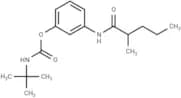 Valeranilide, 3'-hydroxy-2-methyl-, tert-butylcarbamate (ester)