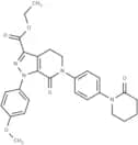 Ethyl 1-(4-methoxyphenyl)-7-oxo-6-(4-(2-oxopiperidin-1-yl)phenyl)-4,5,6,7-tetrahydro-1H-pyrazolo[3…