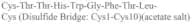 CTTHWGFTLC, CYCLIC acetate(244082-19-7  free base)