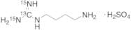 Agmatine Sulfate-15N2, 13C