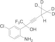 2-Amino-5-chloro-Alpha-(cyclopropylethynyl)-Alpha-(trifluoromethyl)benzenemethanol-d4