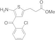 2-Amino-3-(2-chlorobenzoyl)-5-(2-carbomethoxyethyl)thiophene