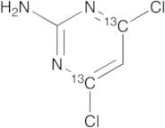 2-Amino-4,6-dichloropyrimidine-13C2