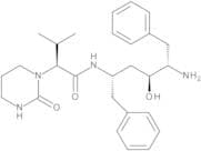 (S)-N-[(2S,4S,5S)-5-Amino-4-hydroxy-1,6-diphenylhexan-2-yl]-3-methyl-2-(2-oxotetrahydropyrimidin-1…
