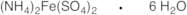 Ammonium Iron(II) Sulfate Hexahydrate (Mohr’s Salt)