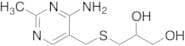 3-(((4-Amino-2-methylpyrimidin-5-yl)methyl)thio)propane-1,2-diol