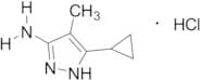 5-Cyclopropyl-4-methyl-1H-pyrazol-3-amine Hydrochloride