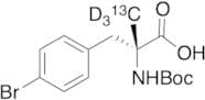 4-Bromo-N-Boc-alpha-methyl-D-phenylalanine-13C,d3
