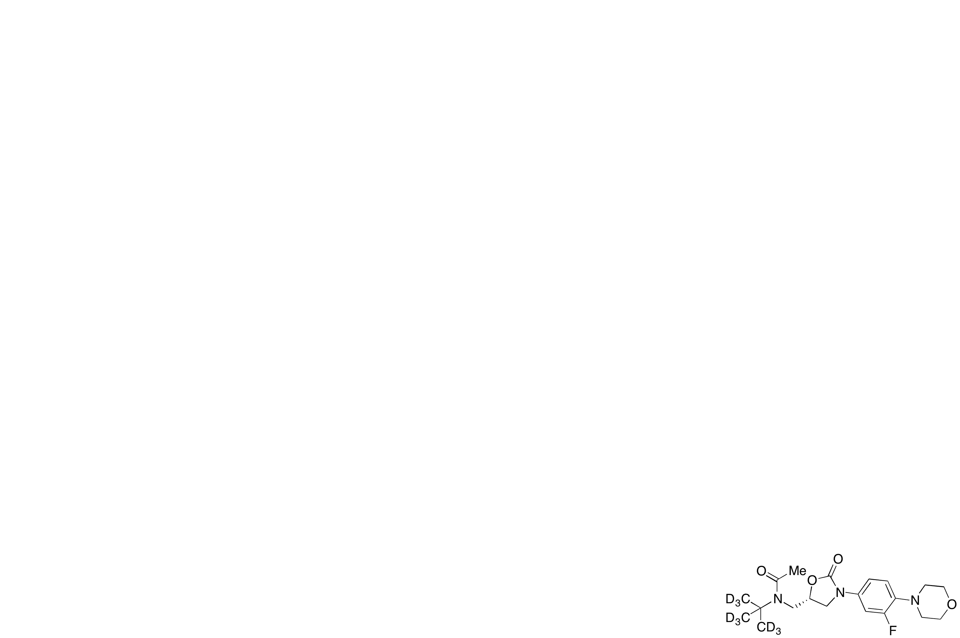 N-t-Butyl Linezolid-d9