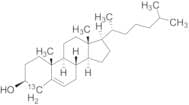 (3Beta)-Cholest-5-en-3-ol-4-¹³C