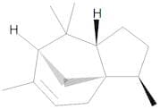 (-)-a-Cedrene (major, contains (+)-b-cedrene)