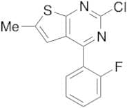 2-Chloro-4-(2-fluorophenyl)-6-methylthieno[2,3-d]pyrimidine