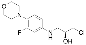 (S)-1-Chloro-3-((3-fluoro-4-morpholinophenyl)amino)propan-2-ol