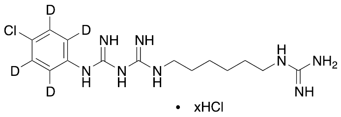 Chlorhexidine Digluconate Impurity N-d4 Hydrochloride