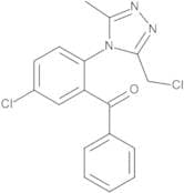 2-[3-(Chloromethyl)-5-methyl-4-triazolyl]-5-chlorobenzophenone