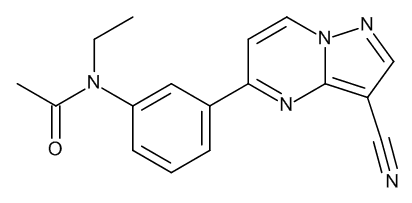 7-(N-Ethylacetamidophenyl)-5-(N-ethylacetamidophenyl) Zaleplon
