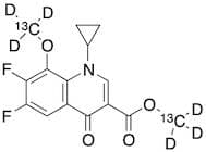 1-Cyclopropyl-6,7-difluoro-1,4-dihydro-8-methoxy-4-oxo-3-quinolinecarboxylic Acid Methyl Ester-13C…