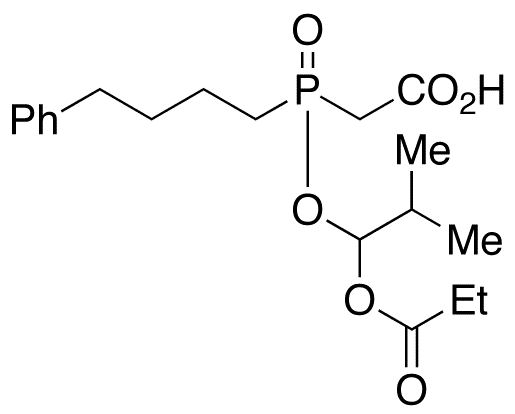 rac-Des(4-cyclohexyl-L-proline) Fosinopril Acetic Acid(Mixture of Diastereomers) (>80%)