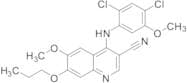 4-[(2,4-Dichloro-5-methoxyphenyl)amino]-6-methoxy-7-propoxy-3-quinolinecarbonitrile