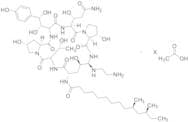 Caspofungin 5-(threo-3-hydroxy-4-oxo-L-ornithine) Acetate (>85%)