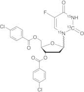 3,5-Di-O-p-chlorobenzoyl Alpha,Beta-Floxuridine-13C,15N2