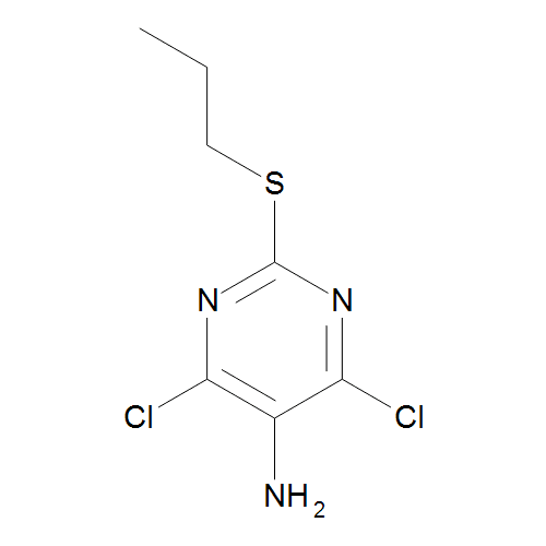 4,6-Dichloro-2-(propylthio)pyrimidin-5-amine