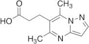3-{5,7-Dimethylpyrazolo[1,5-a]pyrimidin-6-yl}propanoic Acid