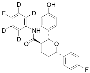 Ezetimibe Tetrahydropyran-d4 Impurity