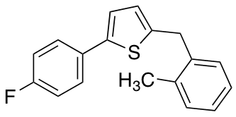 2-(4-Fluorophenyl)-5-[(2-methylphenyl)methyl]thiophene