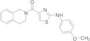 N-(4-Methoxyphenyl)-4-(1,2,3,4-tetrahydroisoquinoline-2-carbonyl)-1,3-thiazol-2-amine