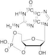 Guanosine 3’,5’-Cyclic-13C3,15N4 Monophosphate