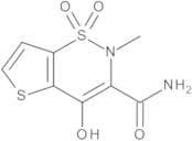 4-​Hydroxy-​2-​methyl- 1,​1-​dioxide-2H-​thieno[2,​3-​e]​-​1,​2-​thiazine-​3-​carboxamide