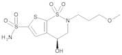 (S)-4-Hydroxy-2-(3-methoxypropyl)-3,4-dihydro-2H-thieno[3,2-e][1,2]thiazine-6-sulfonamide 1,1-Diox…
