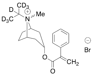 8-Isopropyl-8-methyl-3-endo((2-phenylacryloyl)oxy)-8-azabicyclo[3.2.1]octan-8-ium Bromide-d7 (mixt…