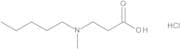 3-(N-Methyl-N-pentylamino)propionic Acid Hydrochloride