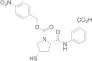 3-[[[(2S,4S)-1-(4-Nitrobenzyloxycarbonyl)-4-mercaptopyrrolidin-2-yl]carbonyl]amino]benzoic Acid
