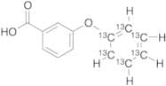 3-(Phenoxy-13C6)benzoic Acid