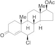 6beta-Chloro Testosterone 17-O-Acetate