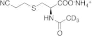 N-Acetyl-S-(2-cyanoethyl)-L-cysteine-d3 Ammonium Salt
