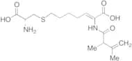 (Z)-7-(((R)-2-Amino-2-carboxyethyl)thio)-2-(2,3-dimethylbut-3-enamido)hept-2-enoic Acid