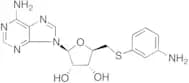 (2S,3S,4R,5R)-2-(6-Amino-9H-purin-9-yl)-5-(((3-aminophenyl)thio)methyl)tetrahydrofuran-3,4-diol