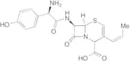 (6R,7R)-7-[[(2R)-2-Amino-2-(4-hydroxyphenyl)acetyl]amino]-8-oxo-3-(1Z)-1-propen-1-yl-5-thia-1-azab…
