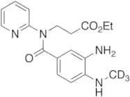 N-[3-Amino-4-(methylamino)benzoyl]-N-2-pyridinyl-Beta-alanine-d3 Ethyl Ester