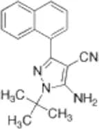 5-Amino-3-(1-naphthyl)-4-cyano-1-tert-butylpyrazole