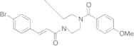(2E)-3-(4-Bromophenyl)-1-[4-(4-methoxybenzoyl)-1-piperazinyl]-2-propen-1-one